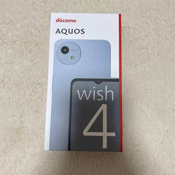 AQUOS wish4 SH-52E ブルー 新品未開封