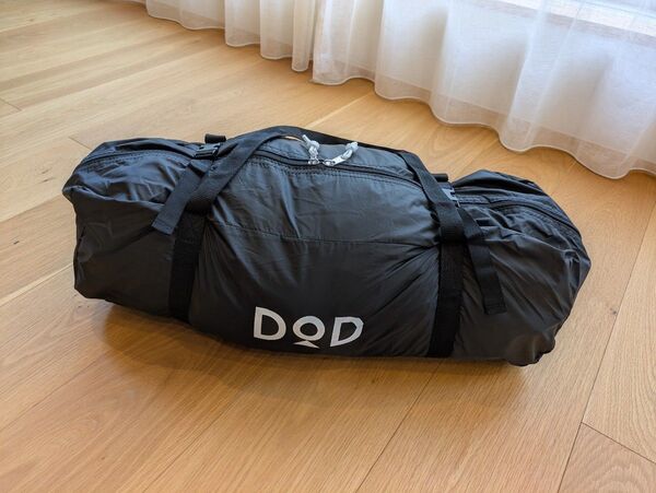 DOD ワンポールテントM ブラック 専用グランドシート付き