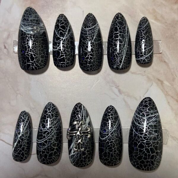 ジェルネイル ネイルチップ ハンドメイド ⑤