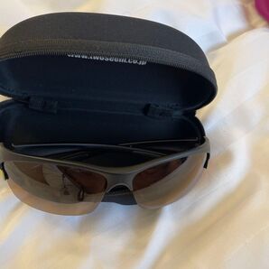 two seam スポーツサングラス ブラウン ケース付き