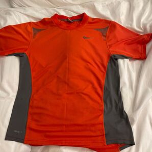 MサイズNIKE トレーニングウェア メンズ オレンジ グレー