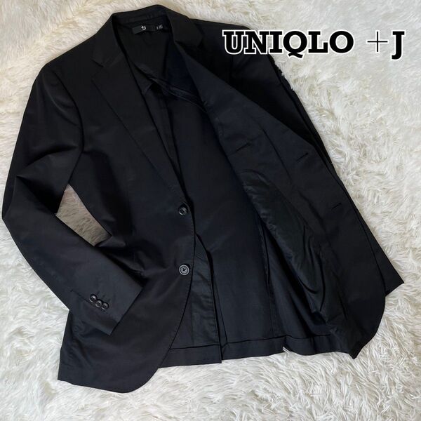 UNIQLO +J テーラードジャケット 背抜き ブラック 2B センターベント