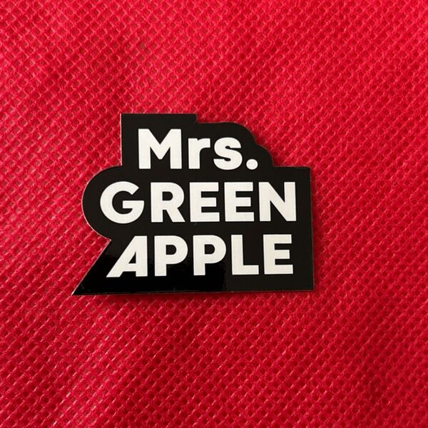 Mrs. GREEN APPLE Unity 黒いロゴステッカー1枚