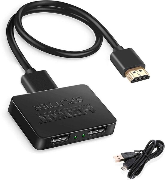 HDMI分配器 1入力2出力 同時出力 4K 1080P対応