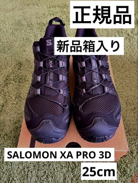 サロモン正規品!新品箱入り★XA PRO 3Dスニーカースポーツシューズランニングシューズユニセックス スポーツスタイルアウトドア