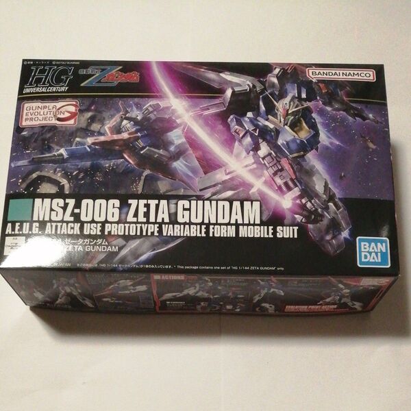 新品未開封 ゼータガンダム (1/144スケール HGUC 203 機動戦士ガンダム 2374531) プラモ