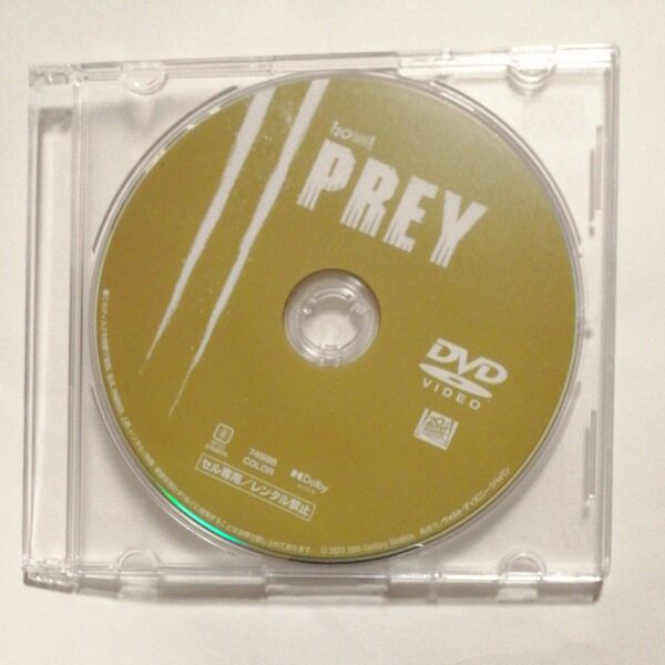 DVDのみ プレデター:ザ・プレイ ブルーレイと純正ケースのみ/DVDなし シリーズの原点にして、新たなSFアクションの金字塔!