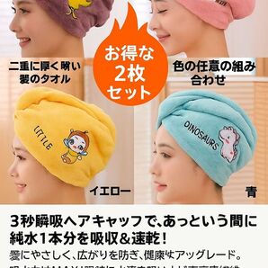 超強力速乾加厚乾式シャワーキャップ。(色をメモせずに、デフォルトで同じ色を2枚送ります。違う色が欲しいなら、色を書いてください)