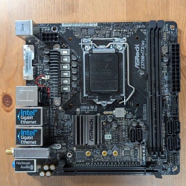 【動作確認済】 ASRock Z370M-ITX/ac mini-itx マザーボード