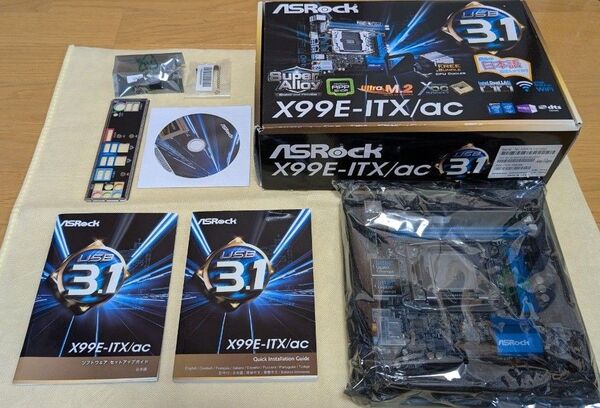 【動作確認済】 ASRock X99E-ITX/ac mini itxマザーボード