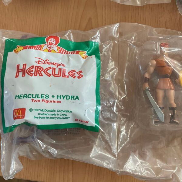 マクドナルド ハッピーセット ディズニー Hercules フィギュア 4体セット 未開封