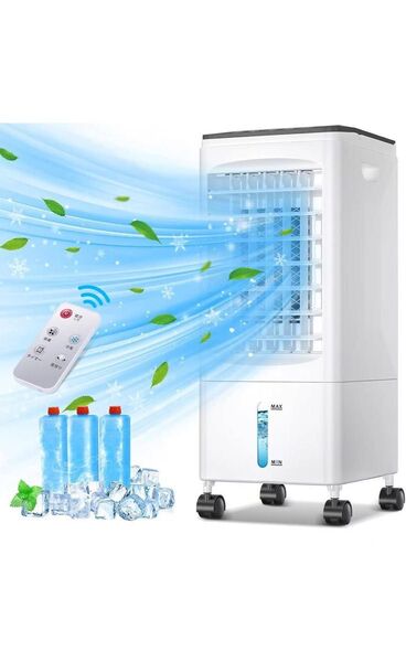冷風機 冷風扇 冷風扇風機 【2025夏 保冷パック3個付】 6L水タンク 3段階風量 自動首振り 上下風 7