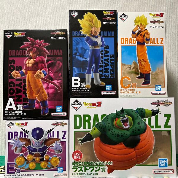一番くじ ドラゴンボール VSオムニバスCROSS A B C E ラストワン賞 セット