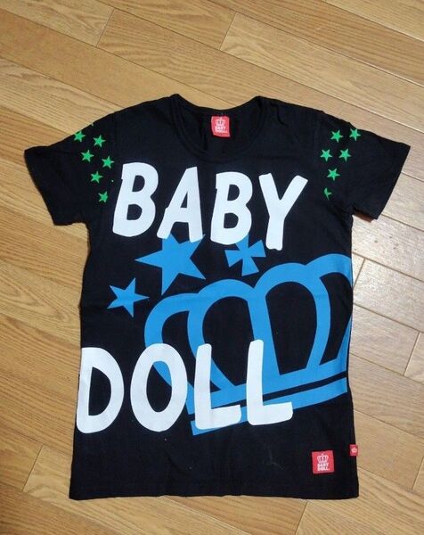 ※※ babydoll Tシャツ ブルー S 160 ベビードール