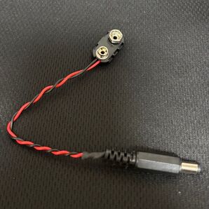 エフェクター バッテリースナップ 9v センターマイナス