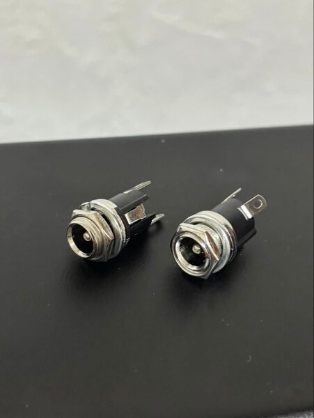 DC 電源ジャック 3ピン 5.5mm× 2.1mm 2個
