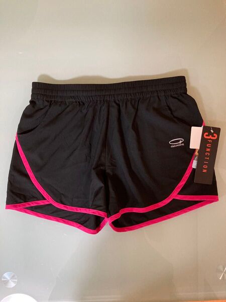 ランニングショートパンツ レディース ヨガ ダンス ウォーキング ジム L サイズ 軽量 ストレッチ素材 UVカット DRY
