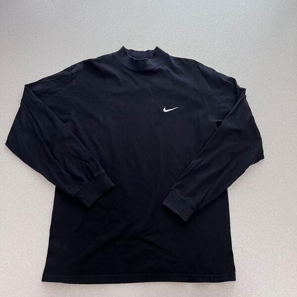 NIKE ナイキ 長袖モックネックTシャツ メンズM 黒