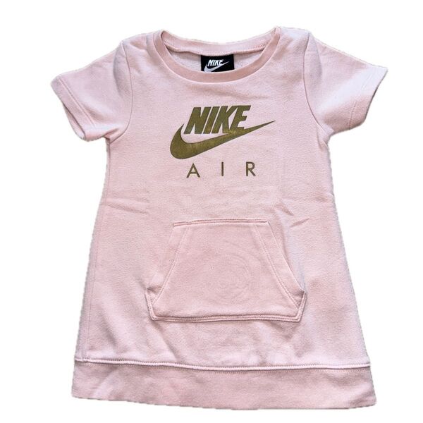 NIKE ワンピース 半袖 裏起毛 女の子 90