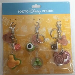 東京ディズニーリゾート ディズニーパークフード キーチェーン3個セット
