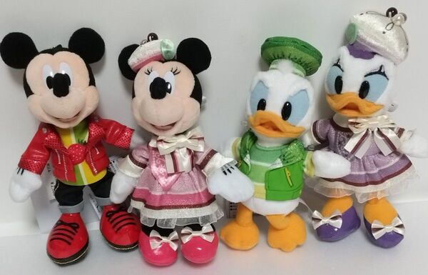 ヴァネロペのスウィーツポップワールド ぬいぐるみバッジ4点セット ディズニーパルパルーザ 東京ディズニーランド