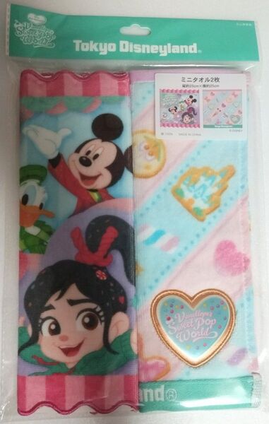 ヴァネロペのスウィーツポップワールド ミニタオル2枚セット ディズニーパルパルーザ 東京ディズニーランド