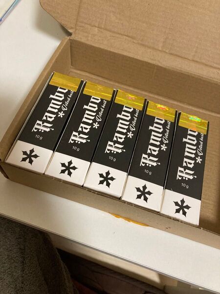 Rambo タトゥー 麻酔クリーム 5本 まとめ買い可 効果確認済 医薬品ではありません!安い類似商品注意!リピーター等実績あり!