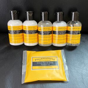 PHARMACOPIA Pコピア 旅行用品 ミニボトル シャンプー コンディショナー ボディーソープ ボディローション 洗顔料