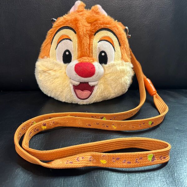 ショルダーバッグ ぬいぐるみポーチ ディズニーランド チップとデール コインケース ディズニー スクバ パスケース