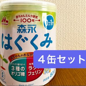 はぐくみ 粉ミルク 800g 4缶