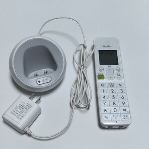 SHARP JD-S08CL-W ホワイト 電話機