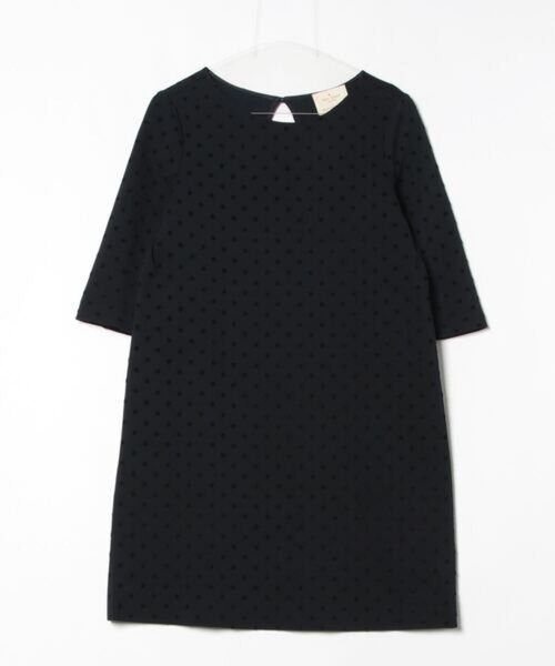 kate spade new york ケイトスペード ドット柄7分袖ワンピース