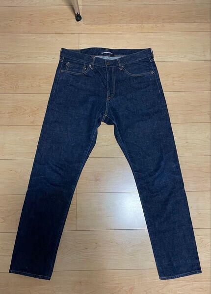 【極美品】JAPAN BLUE JEANS ジャパンブルージーンズ J201 CIRCLE W33 セルビッチ 赤耳 デニム 濃紺