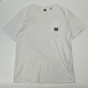 BEN DAVIS ベンデイビス 白Tシャツ ロゴ シンプル メンズ Lサイズ