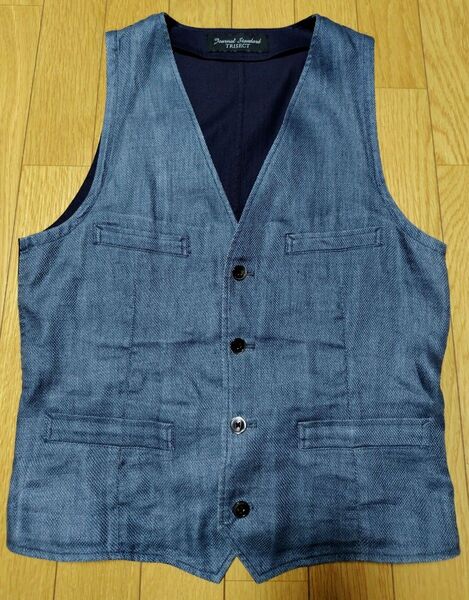 JOURNAL STANDARD TRISECT ベスト ジレ リネン S
