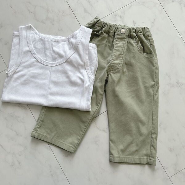 キッズ 男の子 ハーフパンツ タンクトップ 130