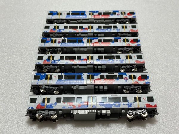 【1点限り・未使用】KATO 10-1990 323系 大阪・関西万博ラッピング列車より 中間車のみ 6両セット(動力車1両込)