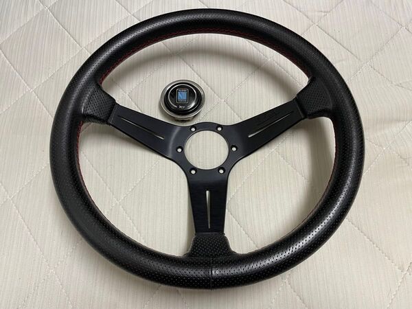 ナルディ NARDI スポーツ タイプ ラリー 35パイ ディープコーン ステアリング パンチングレザー クラシック 35φ