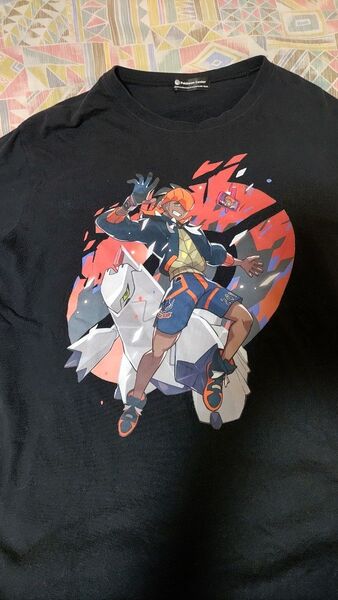 ポケモンセンター キバナ Tシャツ ポケモントレーナー Tシャツコレクション 半袖 ブラック