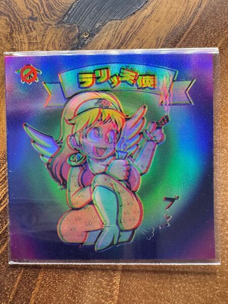 ラリッ天使 自作シール