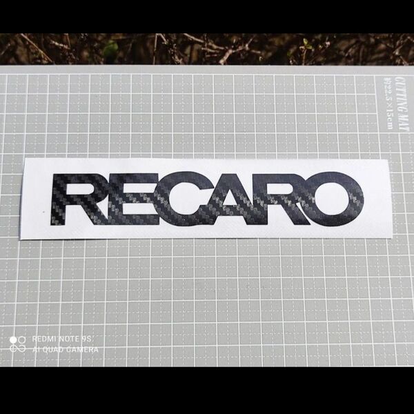 #★新品 RECARO/レカロシート カーボン柄カッティングステッカー/デカール/ワッペン