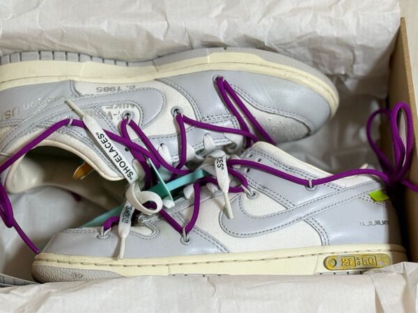 NIKE × Off-White Dunk Low Lot.21 26.5cm