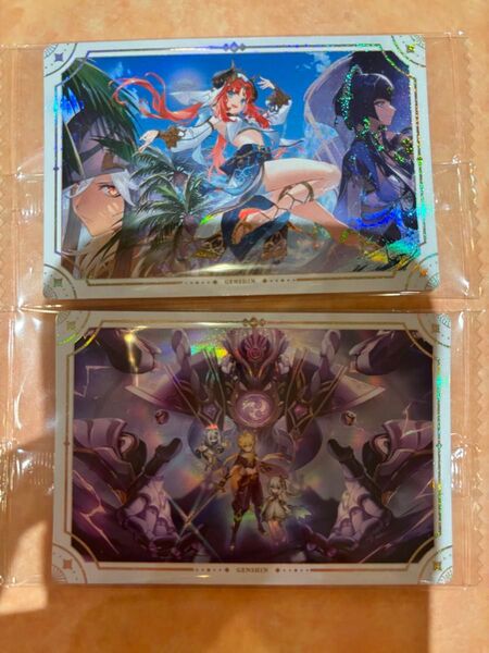 原神 ウエハース 2 カード 2枚セット
