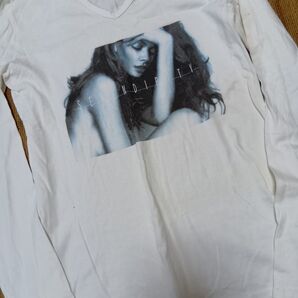 FUGA LADYグラフィック Vネック長袖カットソー