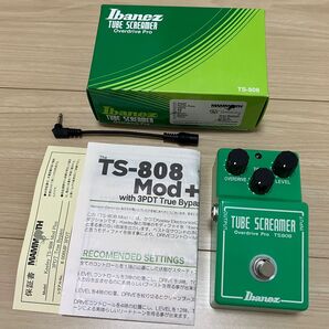 Keeley TS808 Mod Plus トゥルーバイパス仕様 RC4558P