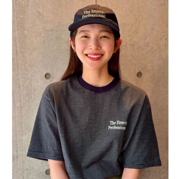 人気商品 ENNOY 風 Reebok Tシャツ ボーダー everyone エンノイ スタイリスト私物 see see