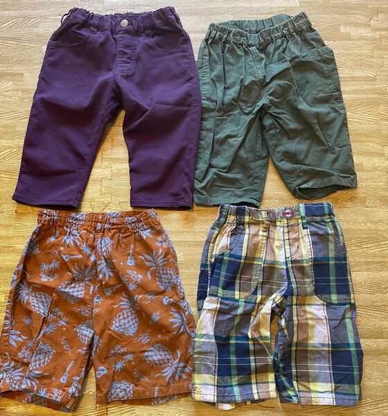 サイズ120 ハーフパンツ 男の子 4着セット まとめ売り