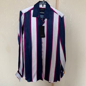 ZARA ストライプ柄シャツ 新品未使用 Sサイズ