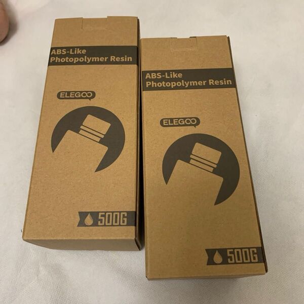 ELEGOO ABS-Like Photopolymer Resin 500g 2個セット ホワイト