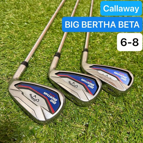 149 Callaway キャロウェイ BIG BERTHA BETA ビッグバーサベータ 6-8 アイアンセット
